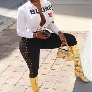 Lace Up Leggings